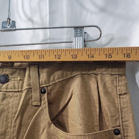 Levi's Low Pro Mid Rise Straingh Leg Men's Khaki  Size 31X30 - Picture 5 of 9
